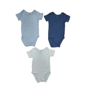 💙 2T Bodysuits Soft Organic Cotton Jersey x3